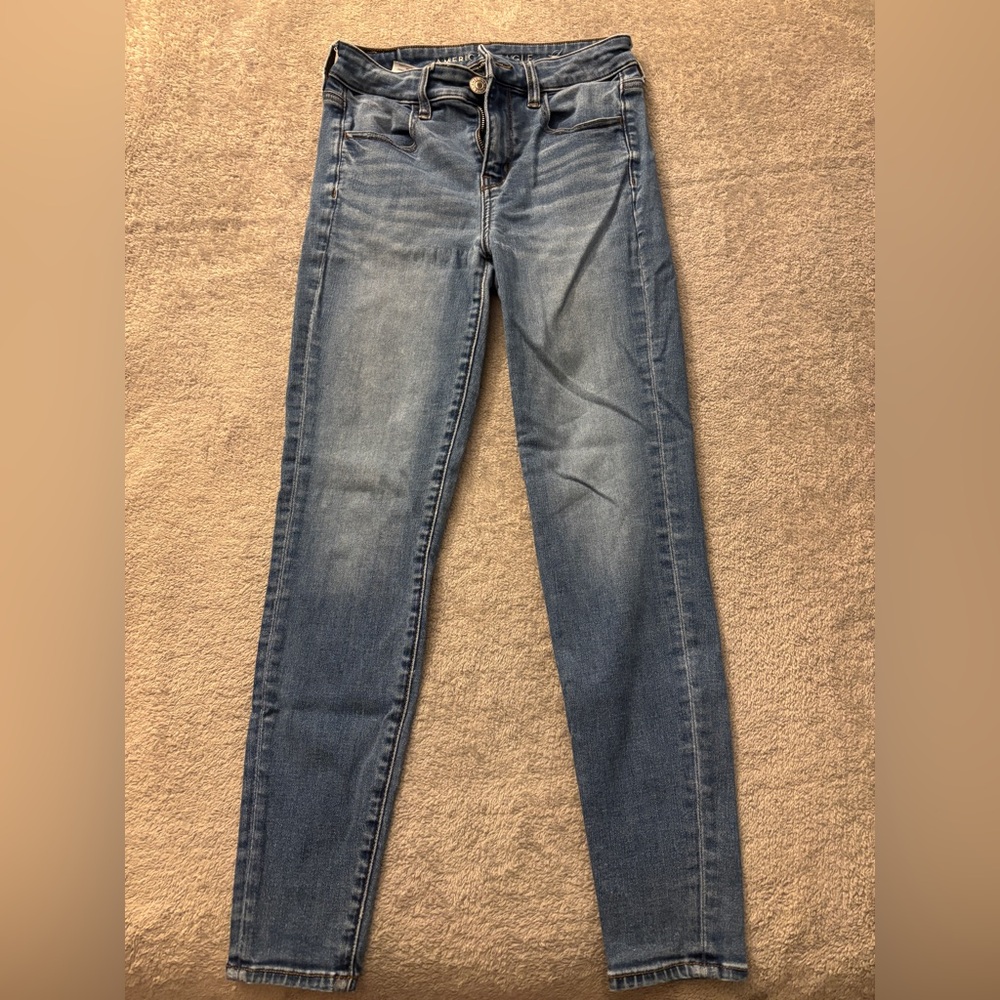 American Eagle Outfitters Blue Skinny Jeans